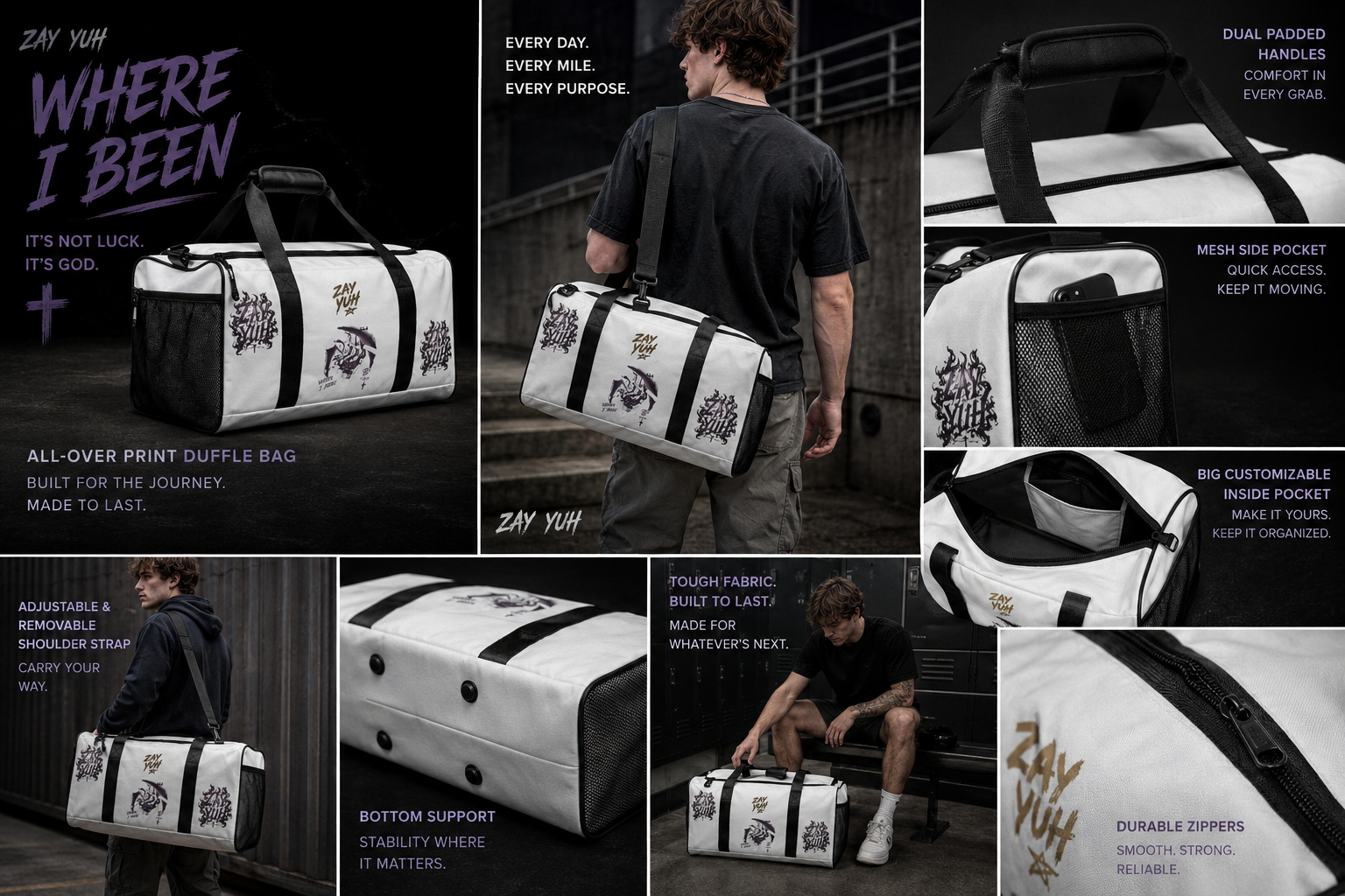 zay yuh Duffle bag